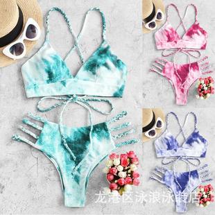 Sexy braided bikini swimsuit