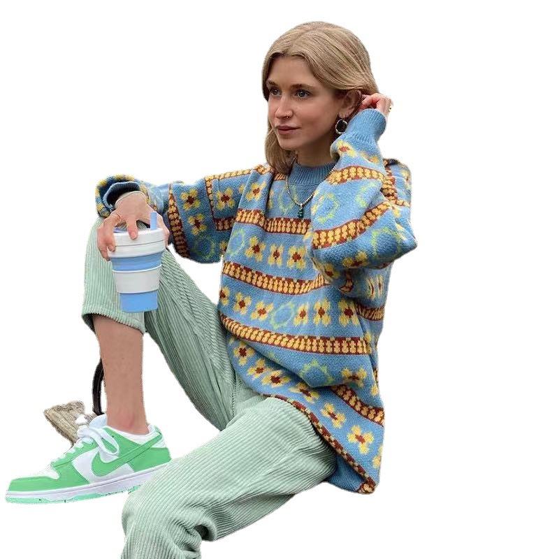 men sweater color thermal vintage neck spring for home