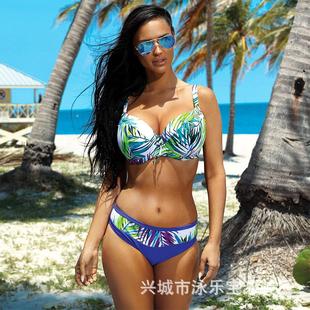 sexy swimsuit split swimwear hard bikini pack size women