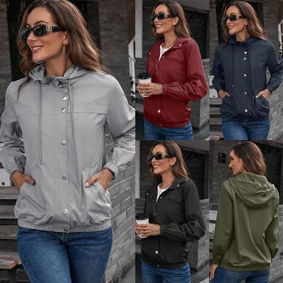 Hooded raincoat outdoor sports mountaineering windbreaker