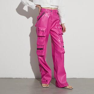 Mounting Rise Floor Long Overalls Series Leather Mid