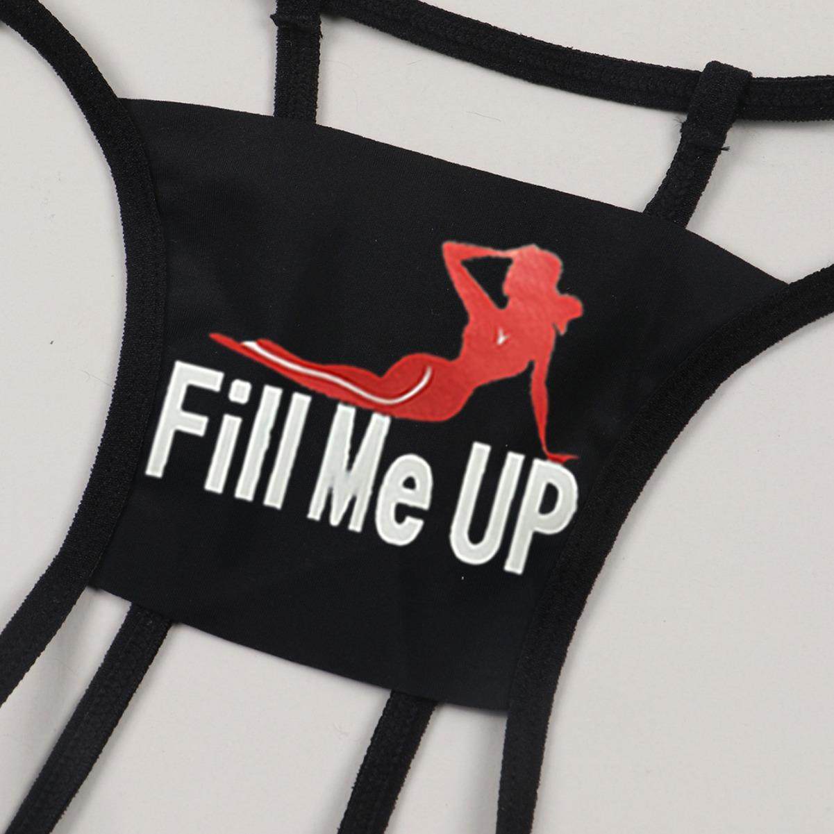 sexy women -string -back crotchless thongs female mid rise