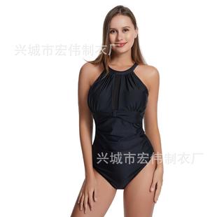 solid bikini color piece speed Sexy swimsuit tight one pass