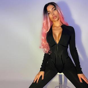 playsuits sporty zip with sports femme jumpsuit combinaison