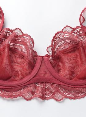 sponge-free bra transparent bra for underwear sexy breasts