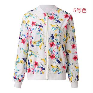 jacket bomber zipper elegant women for jackets floral
