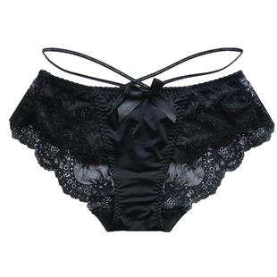 Lace Rise Strap Low Thin Women Leopard Ladies Panties
