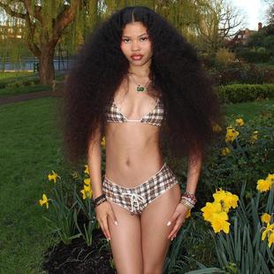 Plaid Bikini Splicing Strapless Bra Sexy Neck Swimsuit