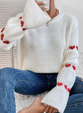 sweater christmas women fashion a pink knitwears women