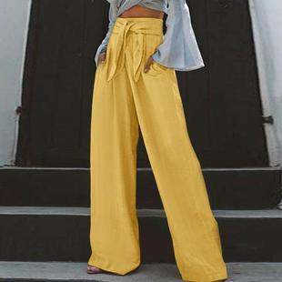 linen elastic and tapered large ladies loose waist bloomers