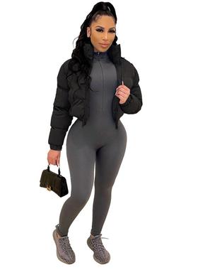 jackets for women autumn winter fashin long zipper casual