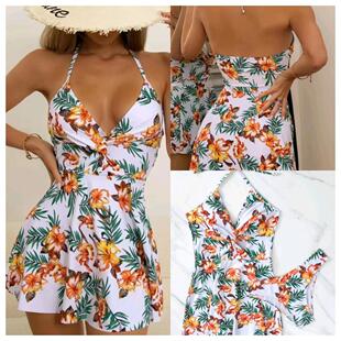 skirt swimsuit style belly slim Two covering piece