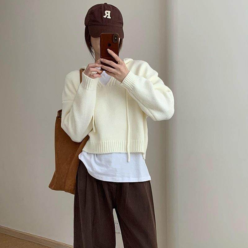 women top pullover simple version loose womens sweater