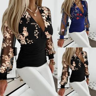 Shirt Sleeve Womens Fashion Clothing Ladies Blouse Neck