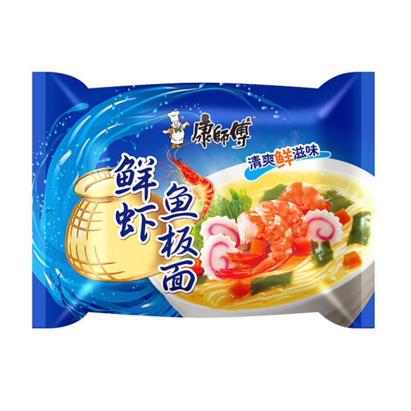 康师傅方便面 整箱20/24袋装香辣鲜虾鱼板经典 混合泡面 速食高性价比高么？