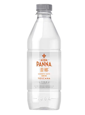 Panna普娜天然泉水250ml/750ml瓶进口玻璃瓶装弱碱性高端饮用水