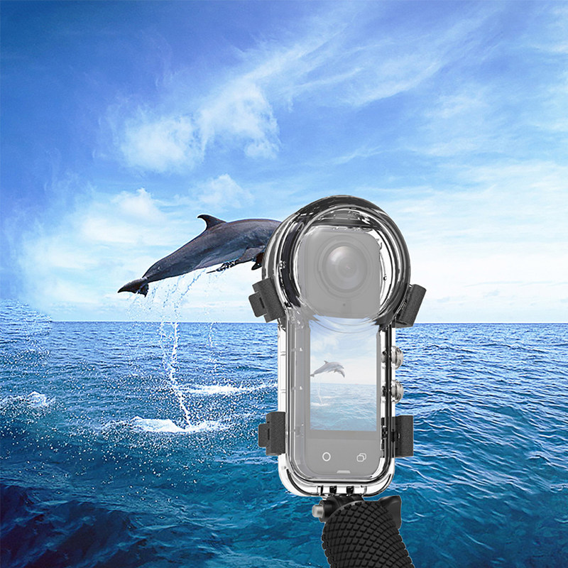 适用于影石insta360 X5相机全隐形潜水壳防水壳50潜水防水壳配件