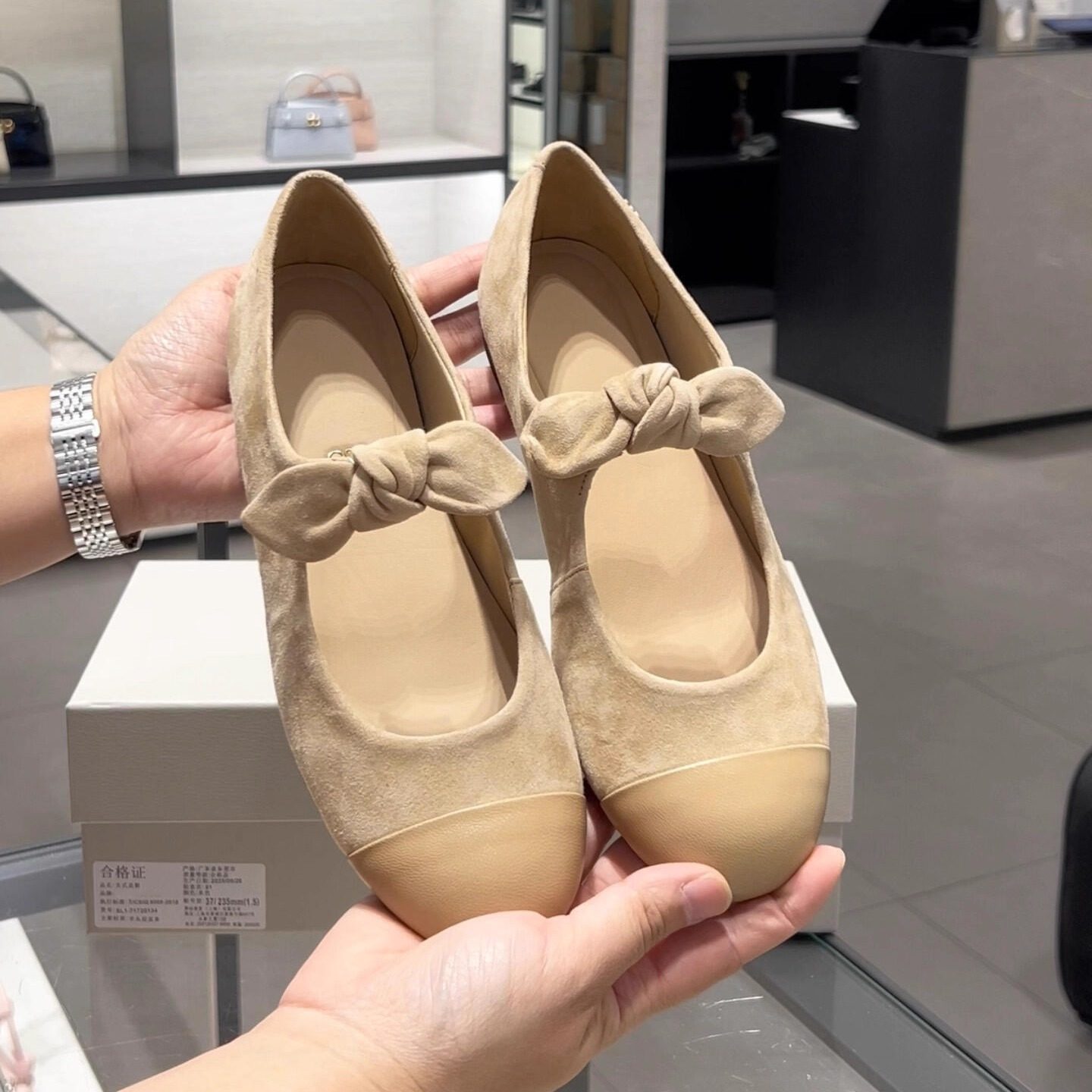 2026秋季新款法式圆头平底蝴蝶结单鞋女韩版百搭浅口玛丽珍小皮鞋,女鞋,浅口单鞋,淘宝优惠券,粉丝福利购,淘宝优惠卷