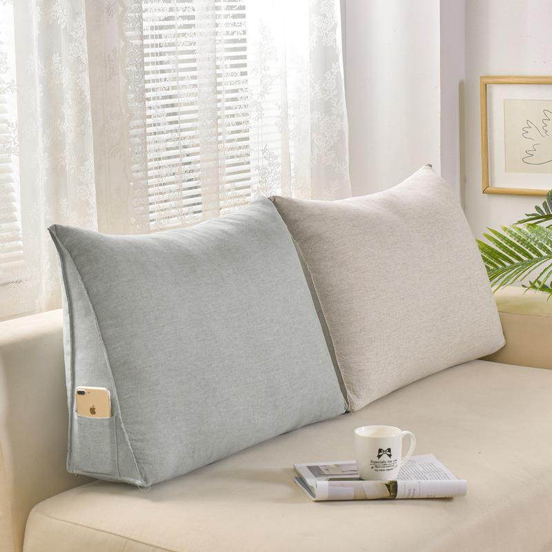 三角沙发靠垫床头靠枕床上靠背垫大靠背腰靠榻榻米客厅卧室软包,居家布艺,抱枕被,淘宝优惠券,粉丝福利购,淘宝优惠卷