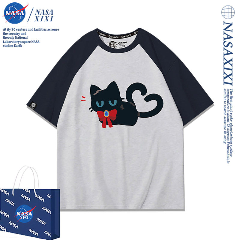 NASA明日方舟WT恤男女夏短袖联名印花游戏衣服薄款史尔特尔半袖