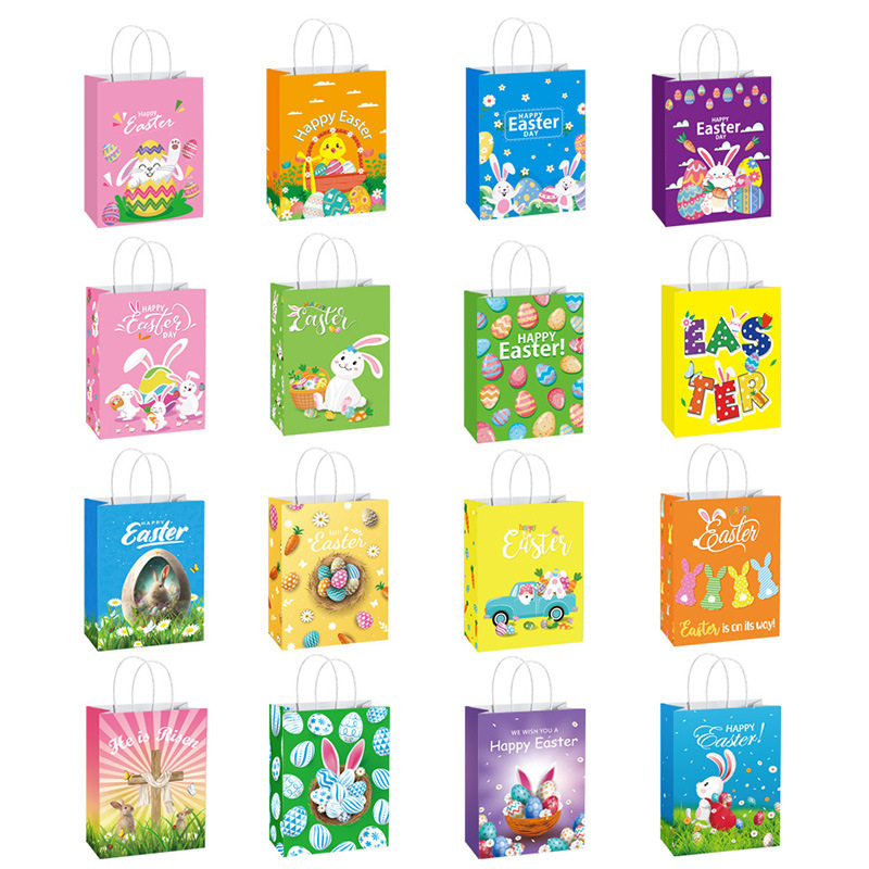 复活节节日派对礼品袋Easter兔子彩蛋回礼袋手提袋糖果袋卡通纸袋,节庆用品/礼品,节日装扮用品,淘宝优惠券,粉丝福利购,淘宝优惠卷