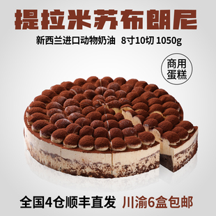 蓓听提拉米苏布朗尼蛋糕冷冻动物奶油咖啡馆商用甜品半成品