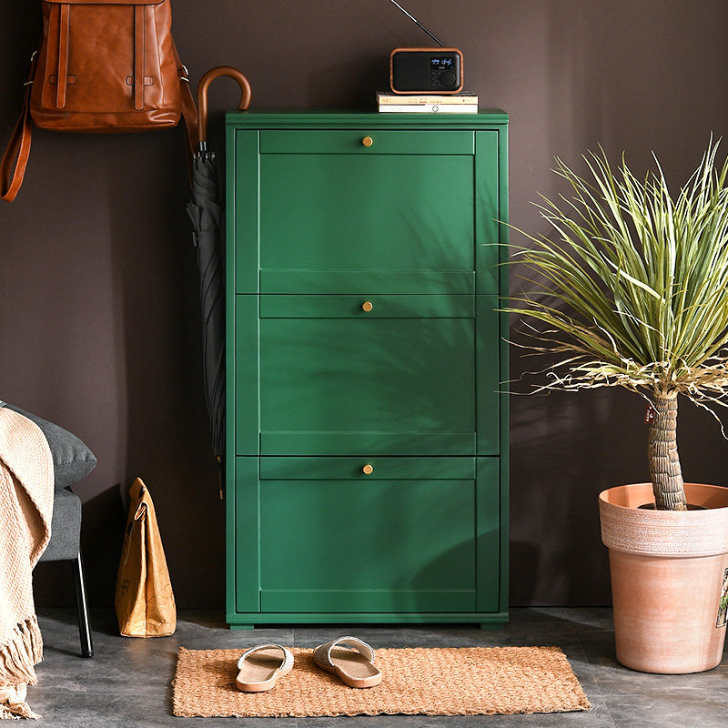 新款鞋柜入户门超薄家用门口极窄翻斗实木鞋柜收纳柜靠墙玄关柜子,住宅家具,鞋柜,淘宝优惠券,粉丝福利购,淘宝优惠卷