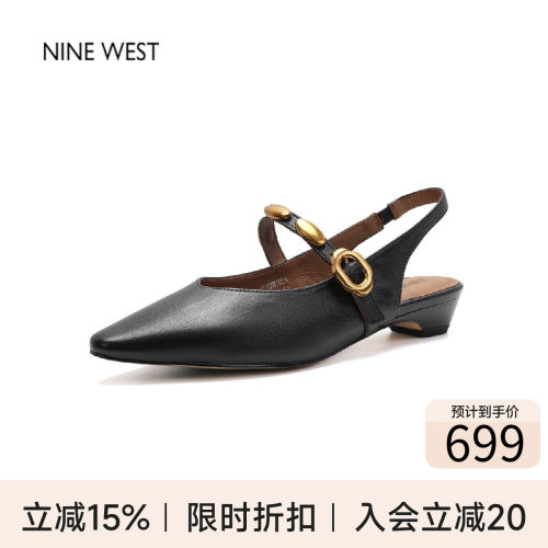 2026年新款猫跟通勤玛丽珍凉鞋
