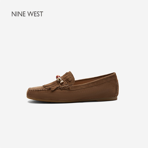 NineWest/玖熙一脚蹬乐福鞋女