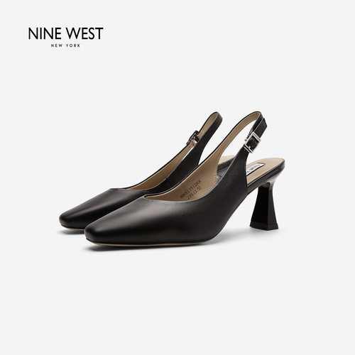 NineWest/玖熙优雅尖头高跟凉鞋