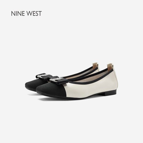 NineWest/玖熙低跟浅口单鞋女鞋