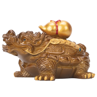 变色金钱龟茶宠摆件可养精品招财茶玩茶具茶桌装饰品把玩创意茶虫