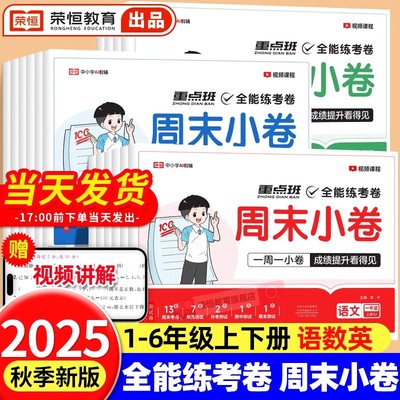 练习册荣德基小学典中点