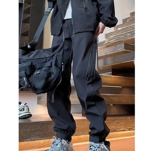 美式复古直筒百搭休闲长裤
