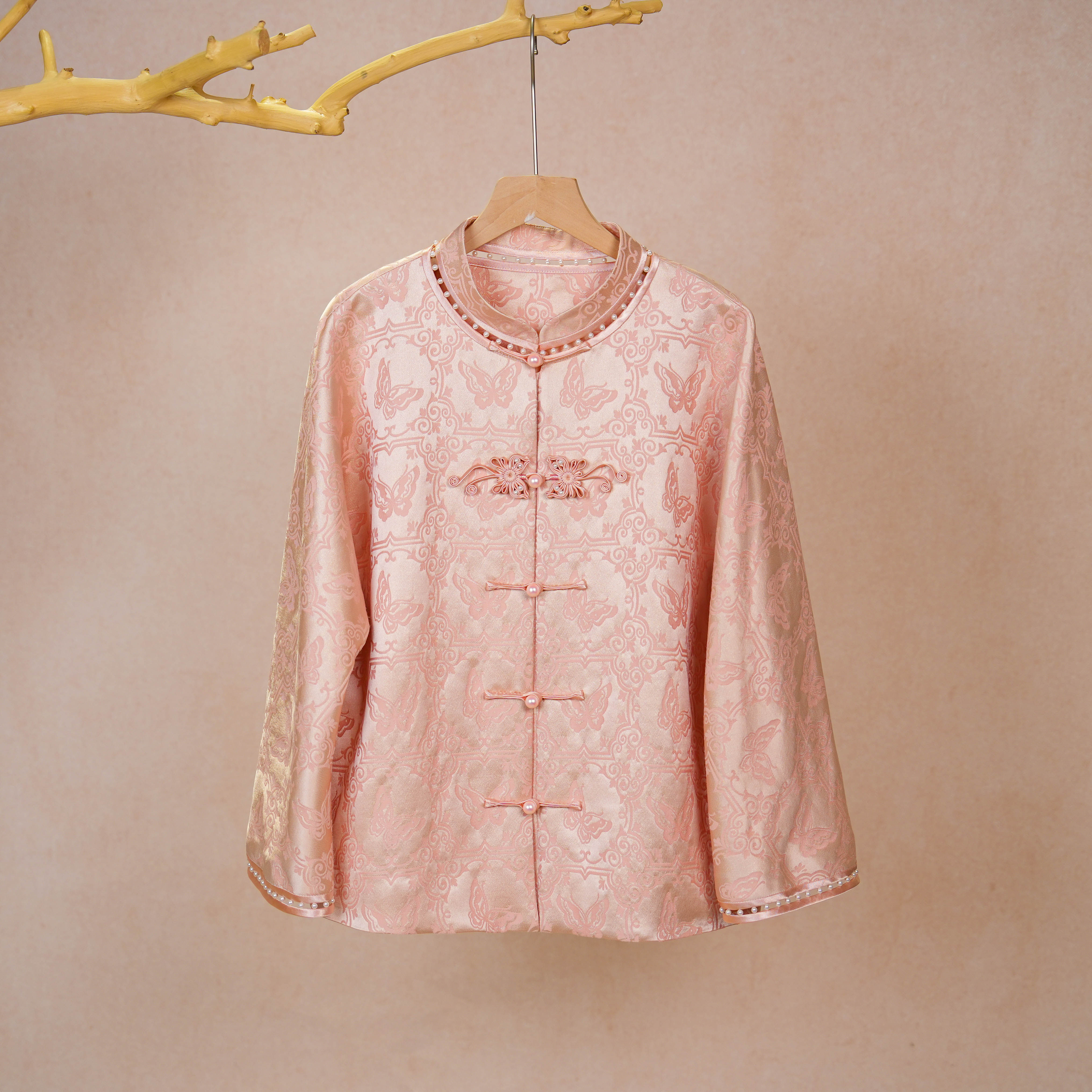 依山锦【比翼】春款丝毛精致重工外套25W0079,女装/女士精品,汉服上装,淘宝优惠券,粉丝福利购,淘宝优惠卷