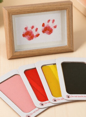 猫爪印泥宠物爪印纪念相框摆台猫咪离世纪念狗狗脚印抓印免洗印台