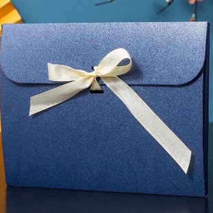 丝巾包装盒信封礼盒丝绸正方巾盒内衣包装袋丝袜内裤盒送情侣亲朋