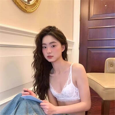 法式刺绣蕾丝内衣女薄款性感