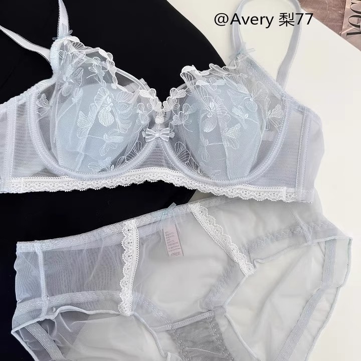 法式纯欲蕾丝兔耳朵性感内衣女