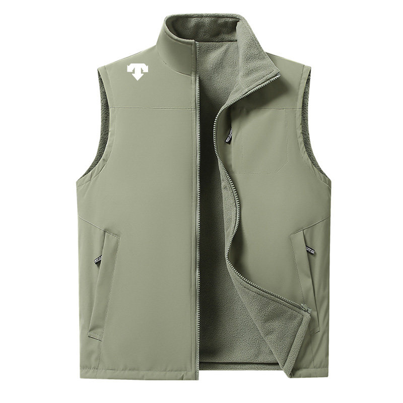 迪家特价/品牌专区/2025年冬季保暖加绒马甲男女同款宽松无袖外套