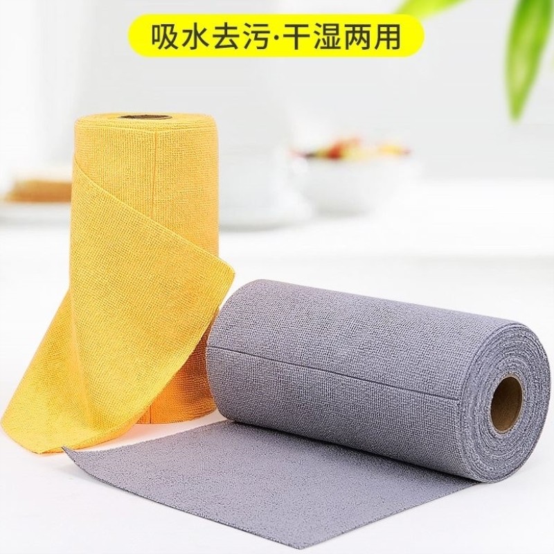 抹布厨房一次性懒人抹布加厚可水洗洗碗布干湿两用撕取式百洁布