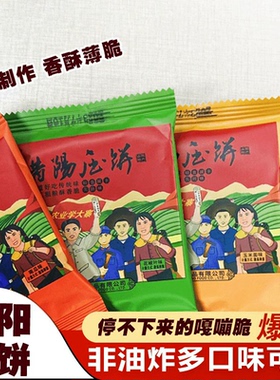 昔阳压饼阳大嫂芝麻香酥薄脆孕妇粗粮饼干山西特产