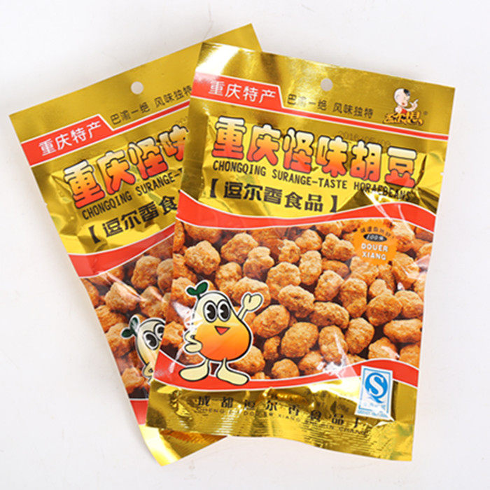 逗尔香重庆怪味胡豆麻辣香辣蚕豆兰花豆休闲零食特色地方小吃