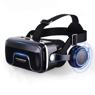VR眼鏡千幻6代耳機(jī)版 全景視頻 虛擬現(xiàn)實頭盔大屏頭戴式 手機(jī)專用3D