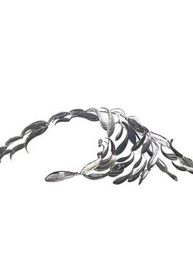 户外大型不锈钢雕塑定制广场景观落地摆件水池水景金属小鱼装饰品