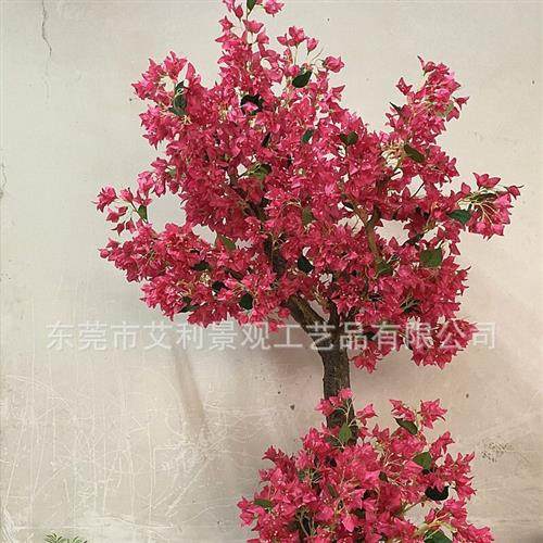 花盆景室内外勒杜鹃花树装饰酒店造景工程假树盆栽