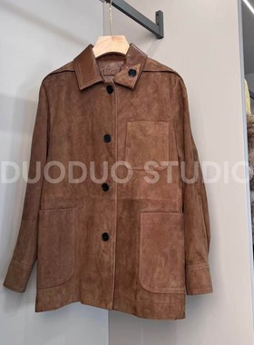 【多多还是多多】绒面进口羊皮皮衣QZ-H5-065(25131）