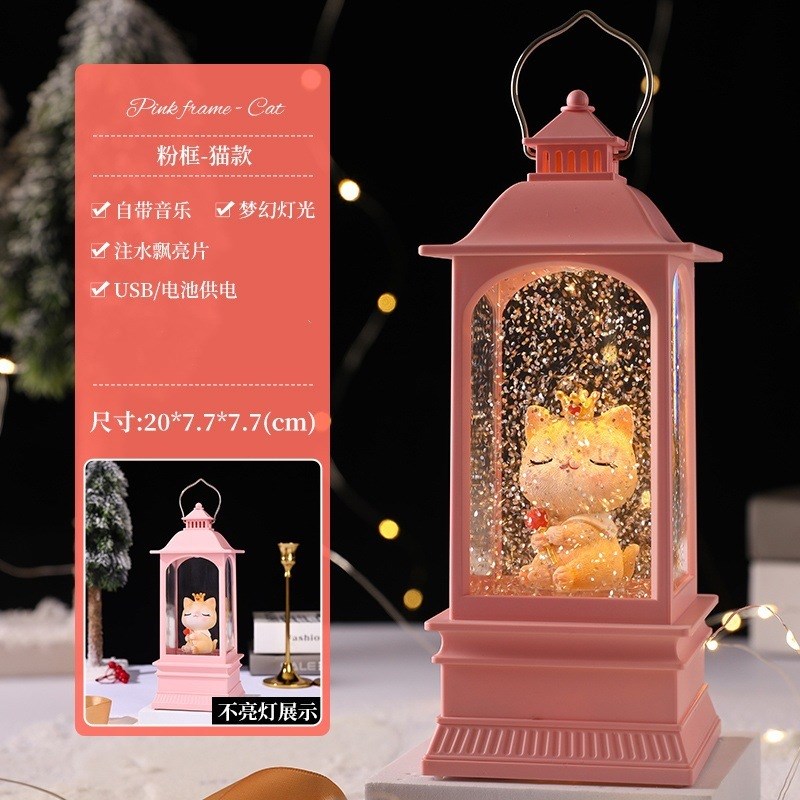 速发【免费】生日礼物少旋转芭蕾创意音乐盒摆件夜灯毕业送生