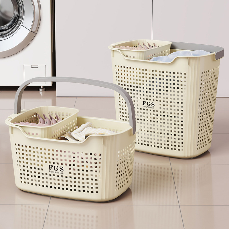 速发脏衣篓家玩卫生间装衣服收纳筐子浴室桶毛绒具用筒玩偶娃娃洗