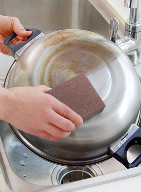 速发金刚砂海绵擦魔力擦黑房铁锅洗碗清洁去污锅底除洗锈厨垢刷锅